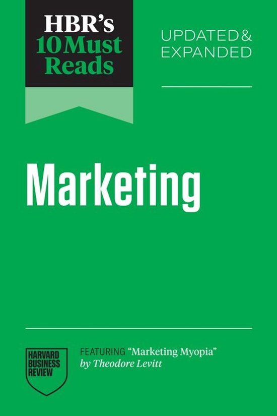 HBR's 10 Must Reads - HBR's 10 Must Reads on Marketing, Upda ... - cover