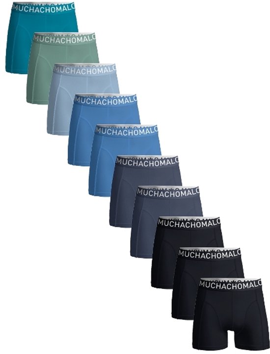 muchachomalo - Heren 10-pack Boxershorts effen - Batavia Stad muchachomalo - Heren 10-pack Boxershorts effen - Batavia Stad