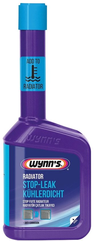 Wynn's Radiator Stop-leak - Dicht Lekkages In Radiator & Cilinderkoppakking - Voorkomt Corrosie & Roest - Veilig Voor Slangen en Sensoren - 325ml