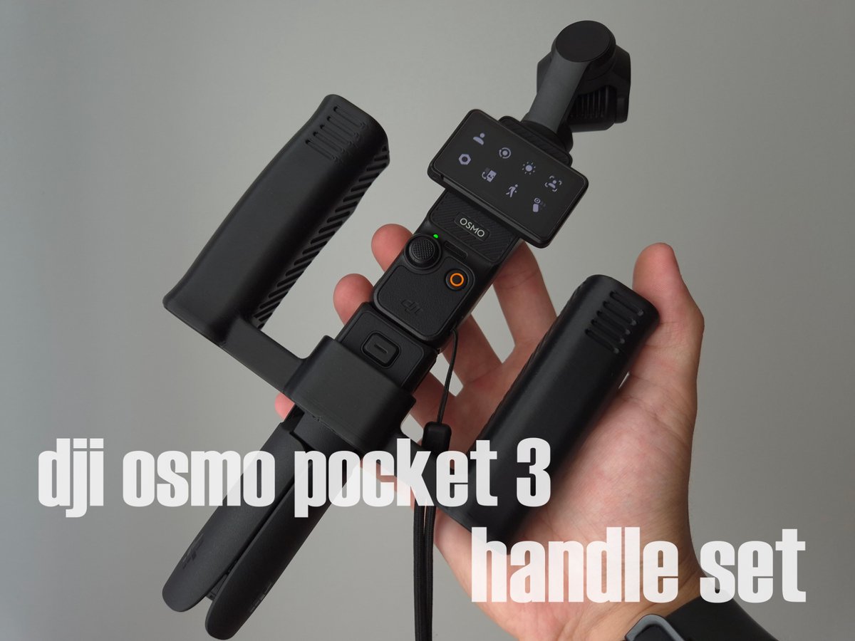 LØB Camera Rig geschikt voor DJI Osmo Pocket 3 – Ergonomisch – Dual handgreep