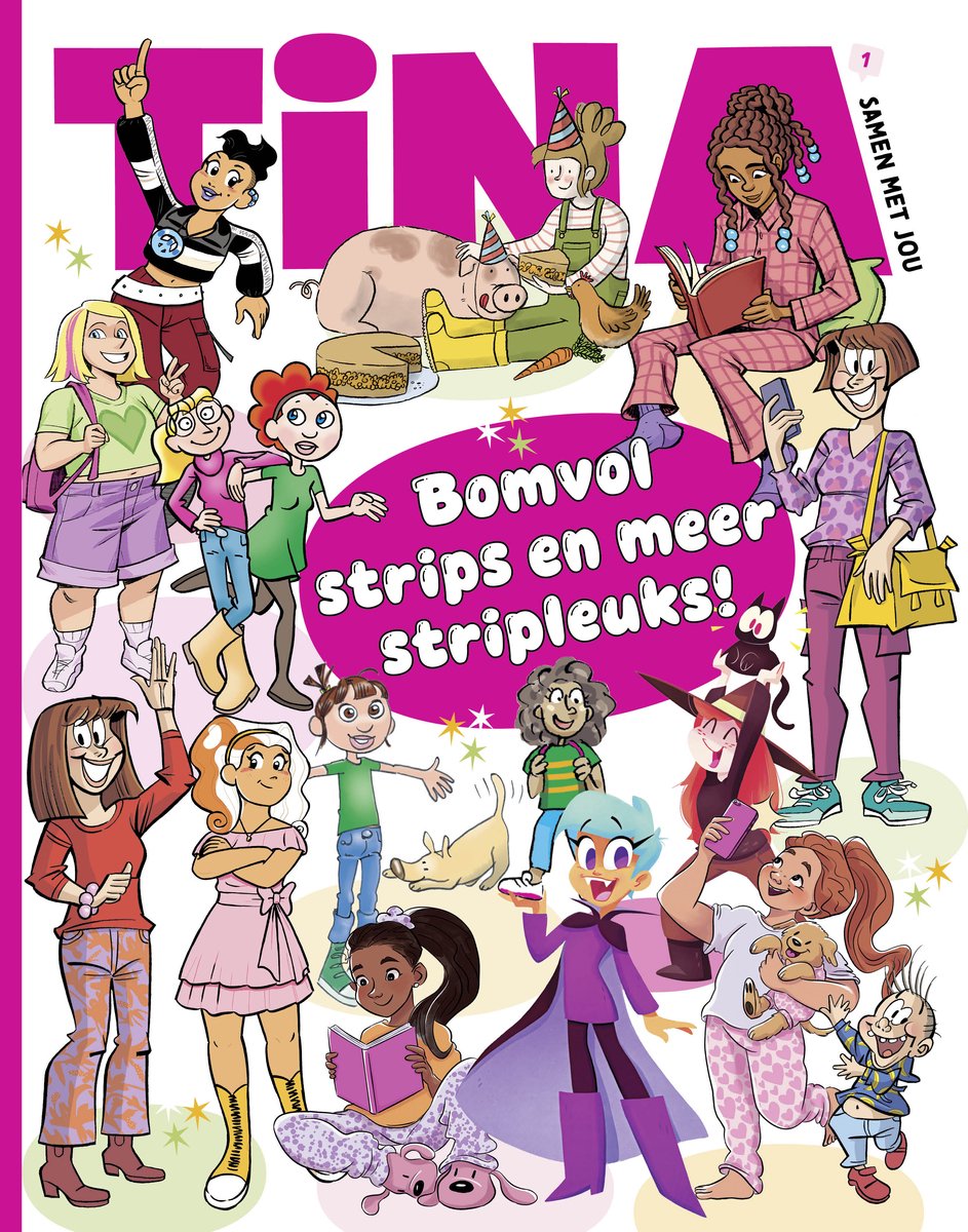 Tina magazine nr. 1 - 2026 - tijdschriften - magazine - lezen - samen met jou - bomvol strips en meer striphelden van Tina!
