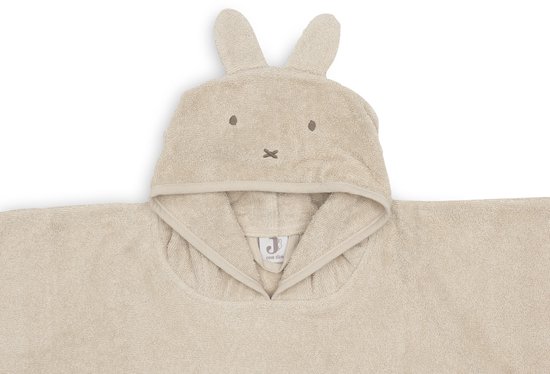 Jollein Badponcho - 100% Badstof - 1-2 jaar - Jacquard - Miffy Warm - Sand van Merkloos — afbeelding 5