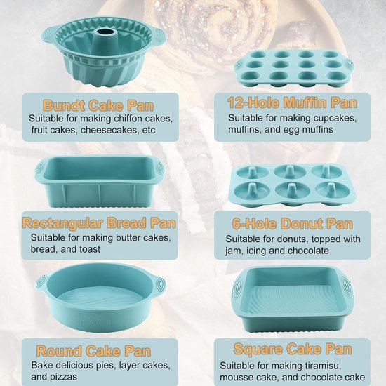 Le Creuset Pâtiliss cakevorm 30 x 11,5 cm staal zwart | Oldenhof