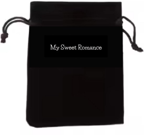 My Sweet Romance® – Ketting met Bokshandschoen & Naamplaat – 60 cm – RVS – Goud – Graveerbaar