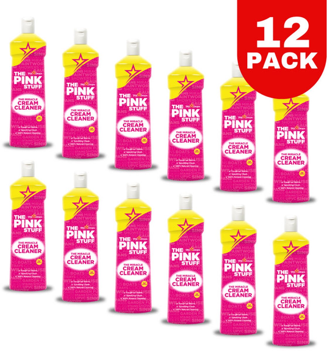 The Pink Stuff Cream Cleaner 500ml - 12 pack
