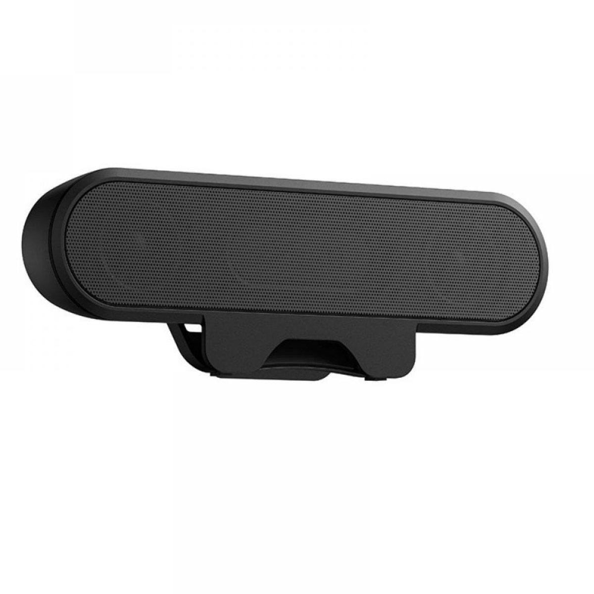 Computerluidsprekers - USB-monitorluidsprekers - Met clip - 10W HD-stereo - Geschikt voor computermonitoren, laptops, mobiele telefoons, desktops en buitengebruik - Plug and Play - Zwart
