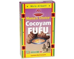 MAMA'S CHOICE - Cocoyam Meel voor Fufu, 624 g - Traditioneel West-Afrikaans Cassave-Alternatief, Ideaal voor Gezonde, Smeuïge Fufu-Gerechten met Kajal Sticker