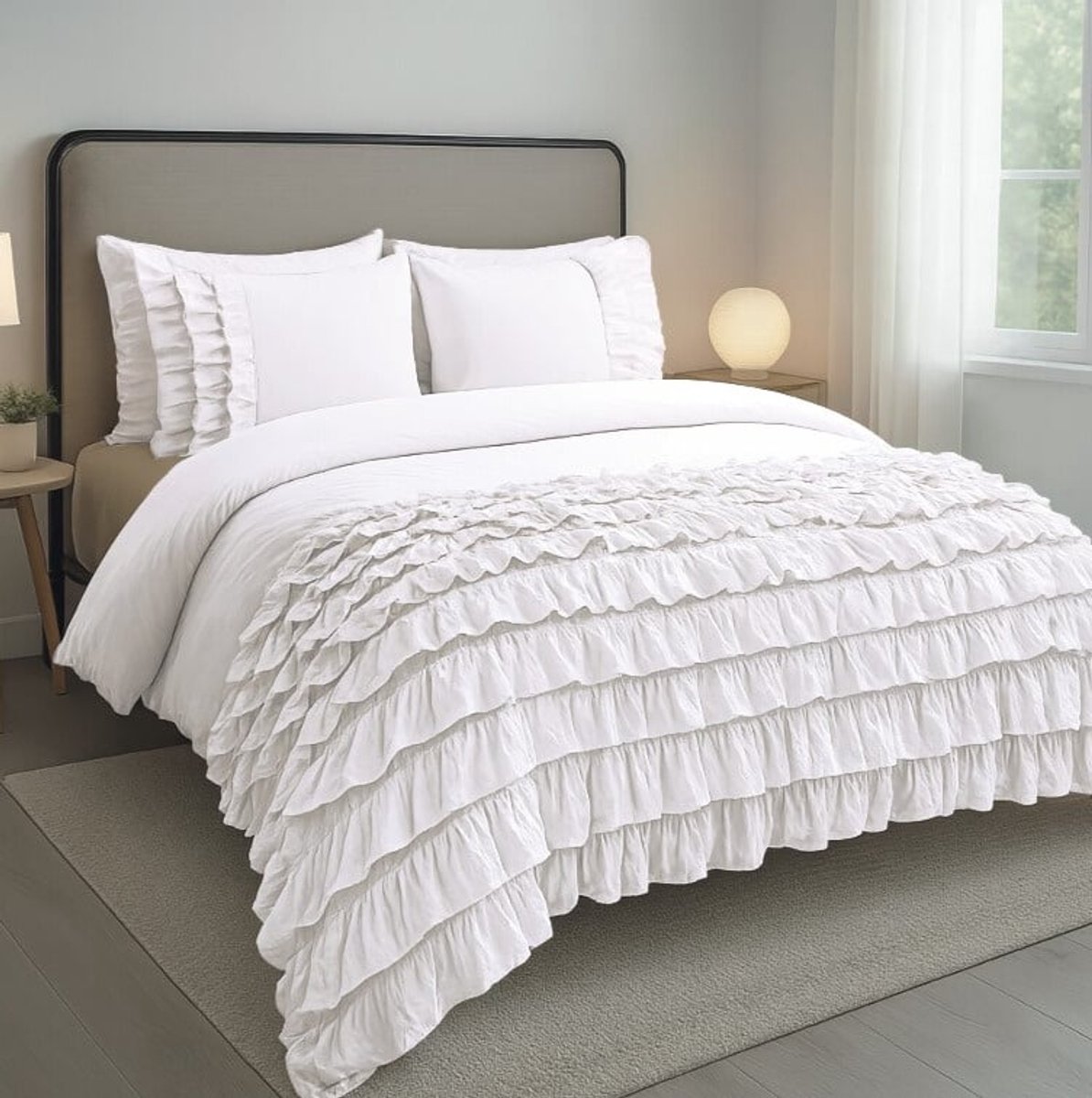 Beau Maison Dekbedovertrek Saint Martin Wit - 200 x 200/220 cm + 2 kussenslopen