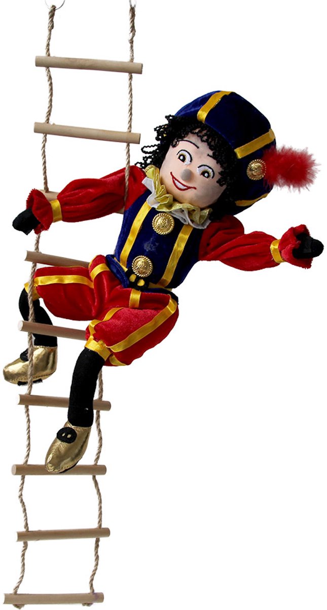 Piet met touwladder-roetveegpiet-