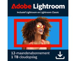 Adobe Lightroom CC - 12 maanden - 1 apparaat - EN, NL, FR & DE - PC & MAC