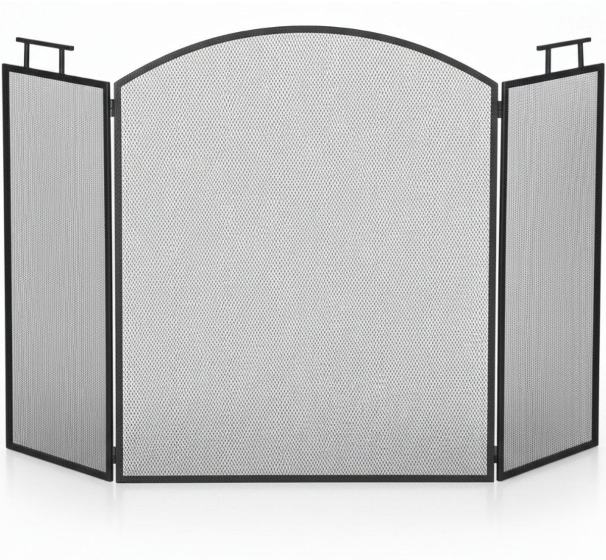 Openhaard scherm - Haardscherm - Vonkenscherm - Kachelhek - Haardhek - 128 x 76,5 cm