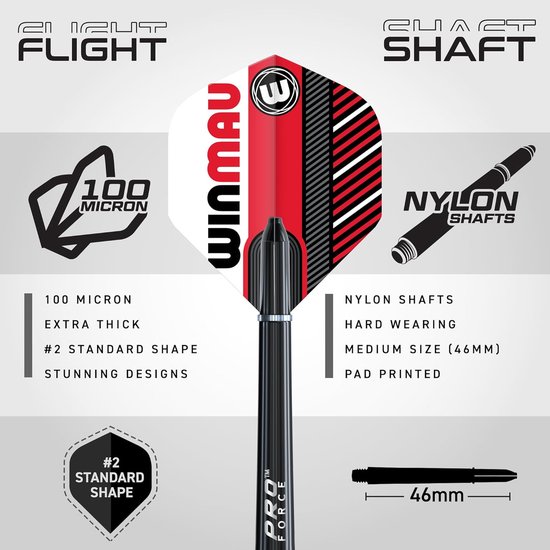 Winmau - Dartpijlen Brass Darts Rookie 20 Gram Multipack - 3 Sets van Winmau — afbeelding 4