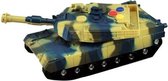 Toi-toys Militaire Tank Met Licht En Geluid 17 Cm Groen/ Geel