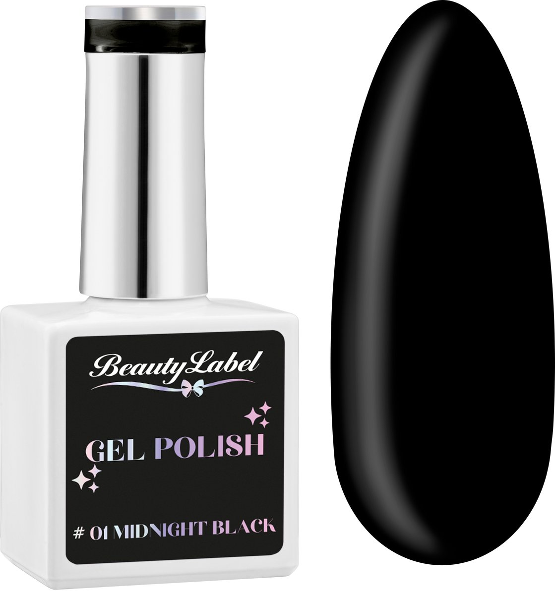 Beauty Label - Gelpolish 15ml - #01 Midnight Black