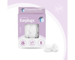 Slaapwijzer siliconen oordopjes met zilverionen - 12 oordopjes (6 paar) - Remt bacteriegroei - Extra hygiënisch & fris - Hoge demping (26dB) - Slaap oordoppen - Ook geschikt voor zwemmen, studeren, uitgaan - Gaan extra lang mee