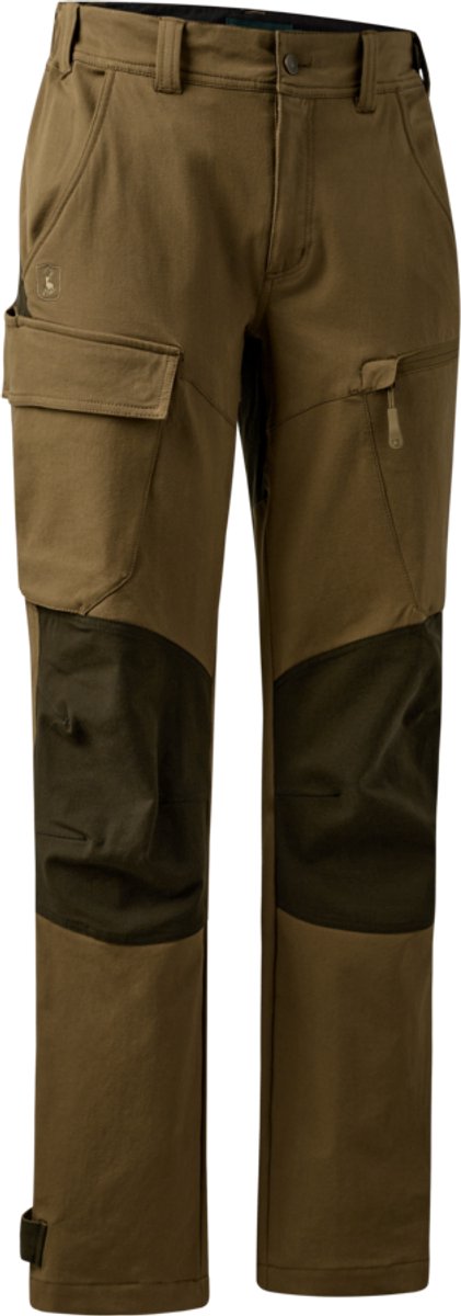 3431-347381 Deerhunter Sarek Full Stretch Trousers Butternut/Fallen Leaf-52