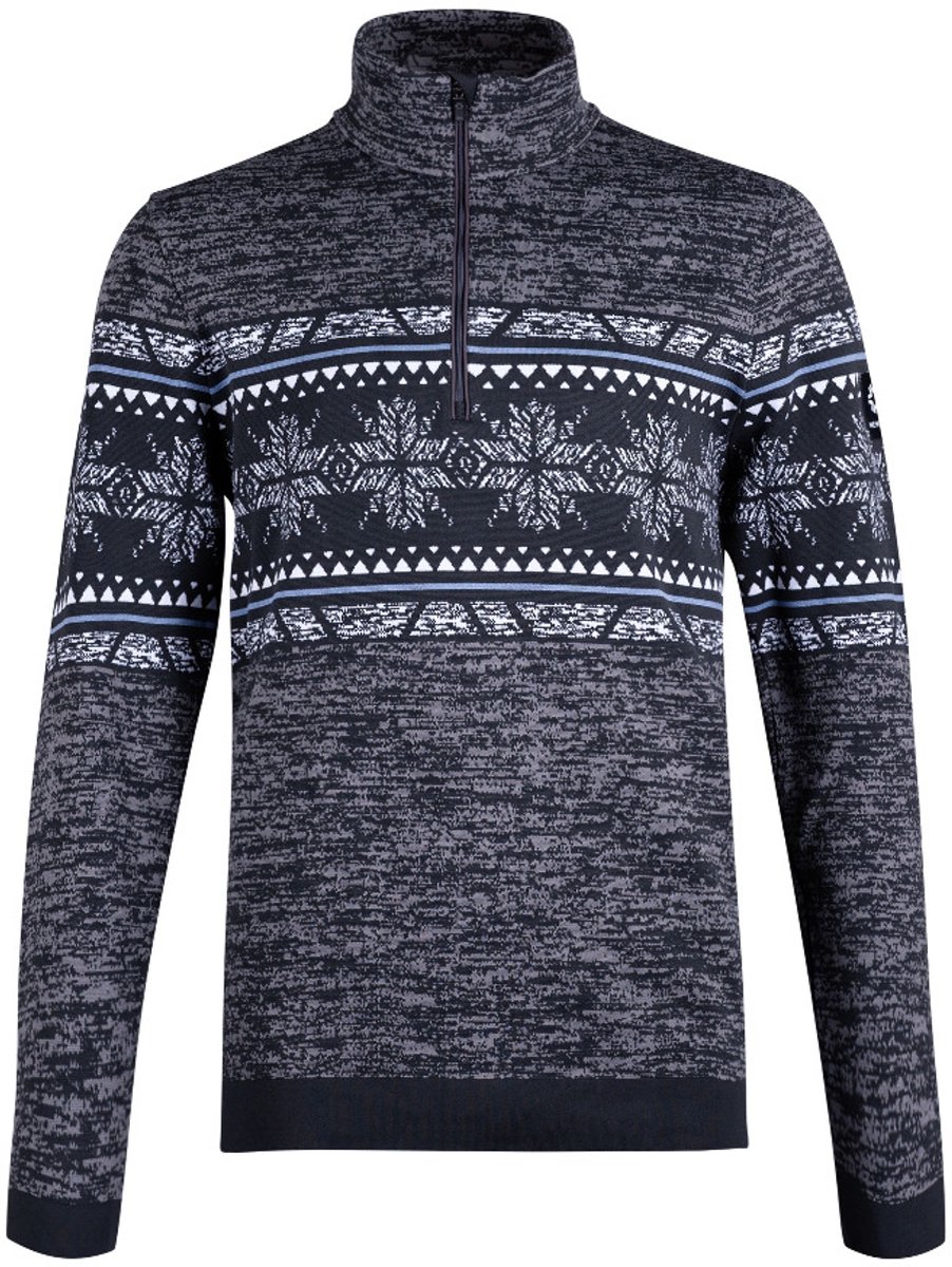 NEWLAND N3 4124 man t-neck Skipully heren Donkergrijs