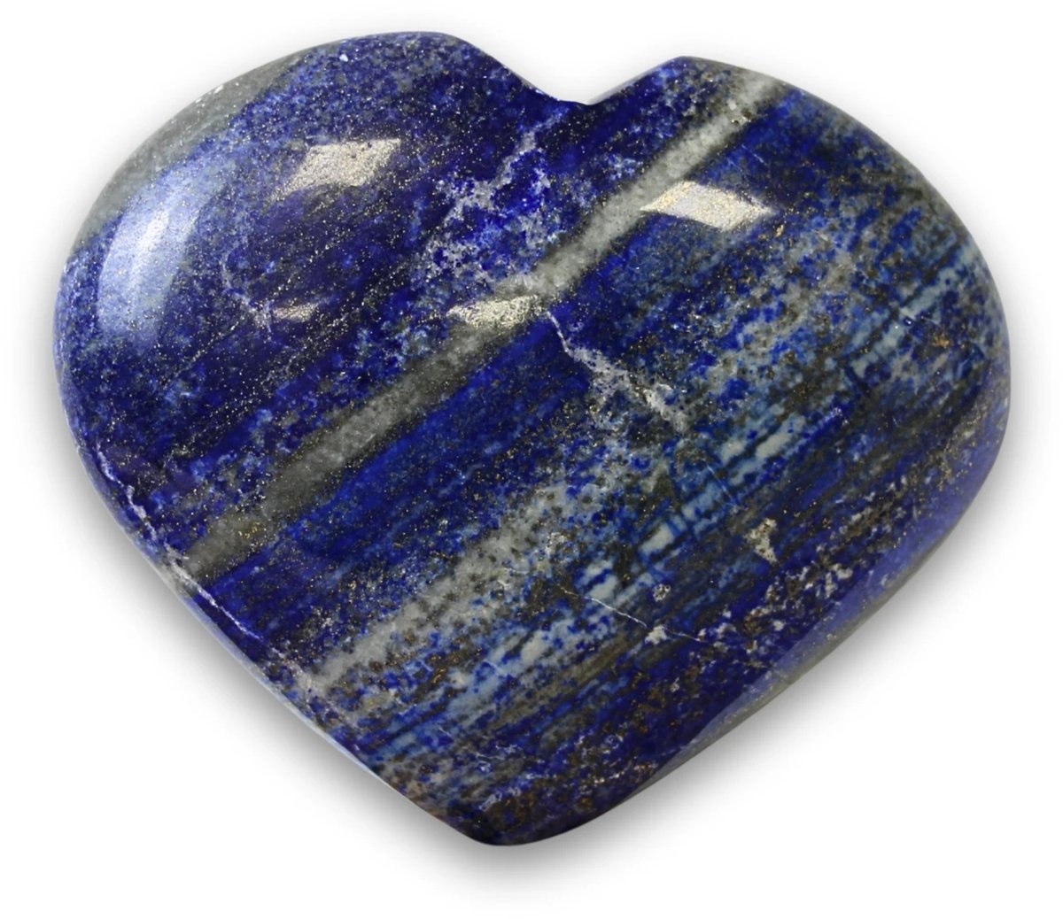 Ruben Robijn Lapis Lazuli edelsteen hart nr.26 n.n.b