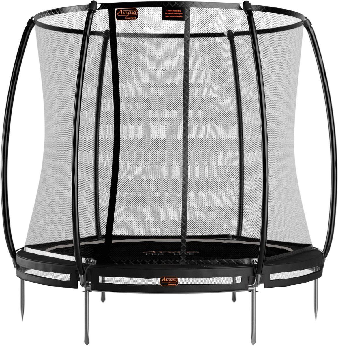 Avyna Pro-Line InGround trampoline 10 ø305 cm  + Royal Class Veiligheidsnet – Zwart