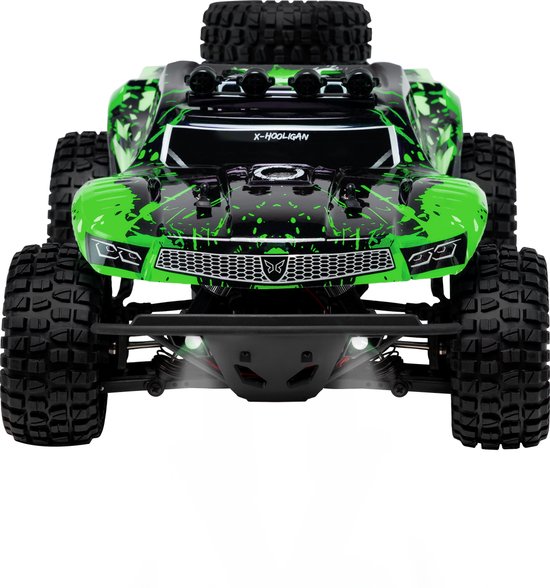 Carrosserie Overmax X-Hooligan – Carrosserie RC Auto – Capot de remplacement pour X-Hooligan – Accessoire pour Monster Truck RC – Nieuwe Look – Durable et léger – Montage facile – Personnalisez votre RC – Design pour course tout-terrain et cascades