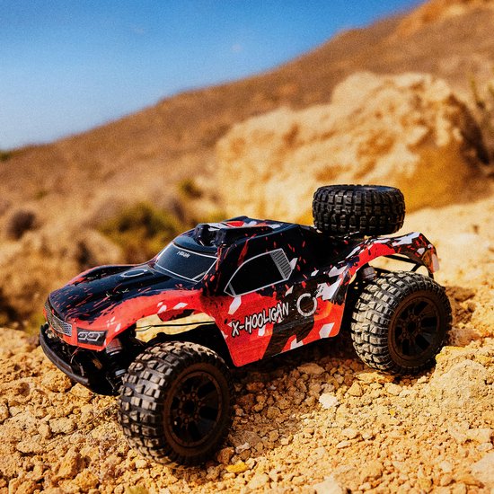 Carrosserie Overmax X-Hooligan – Carrosserie RC Auto – Capot de remplacement pour X-Hooligan – Accessoire pour Monster Truck RC – Nieuwe Look – Durable et léger – Montage facile – Personnalisez votre RC – Design pour course tout-terrain et cascades