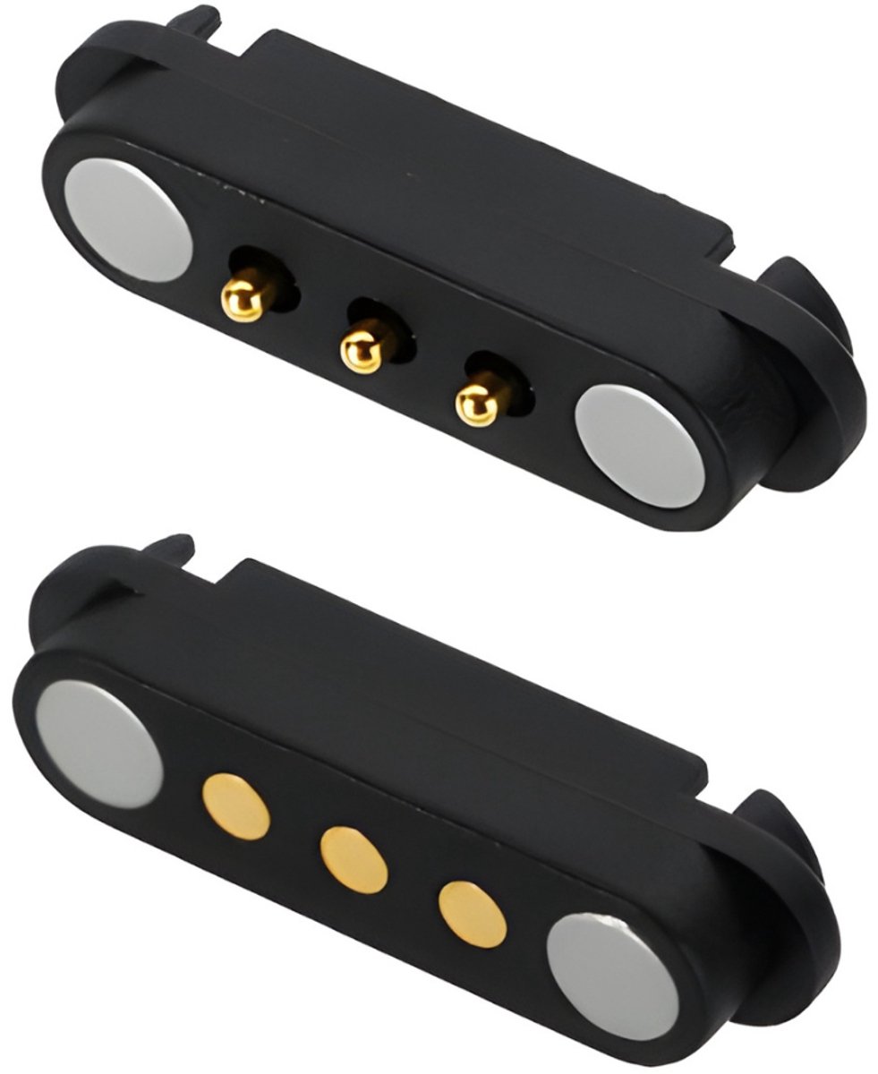 Alta-X - 3 Pin Pogo Magneet connector - Pogo plug - 3 Polige Magnetische connector