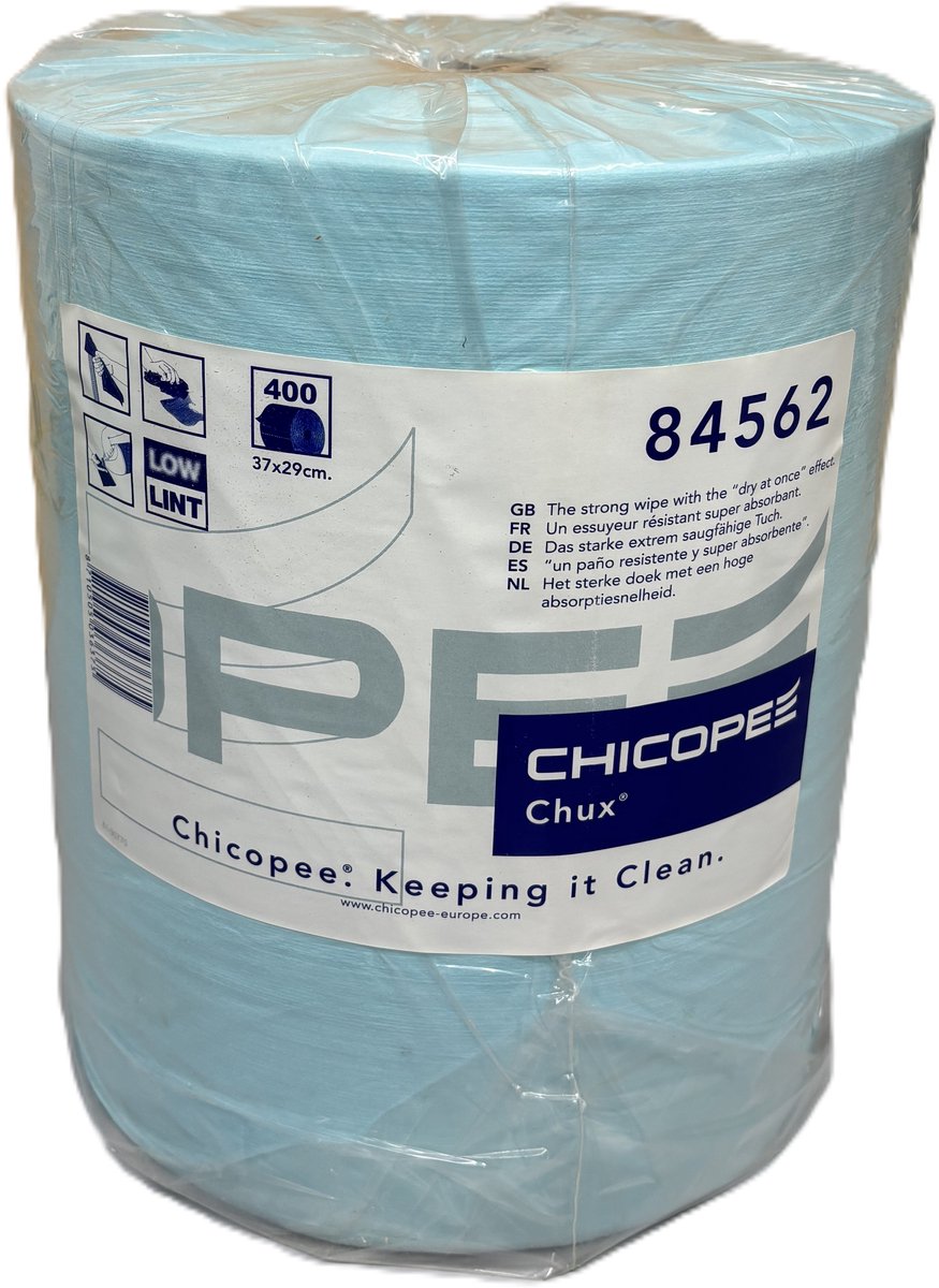 chicopee chux cleaning wipes poetsdoek poetsrol schoonmaakdoek 37 x 29 cm
