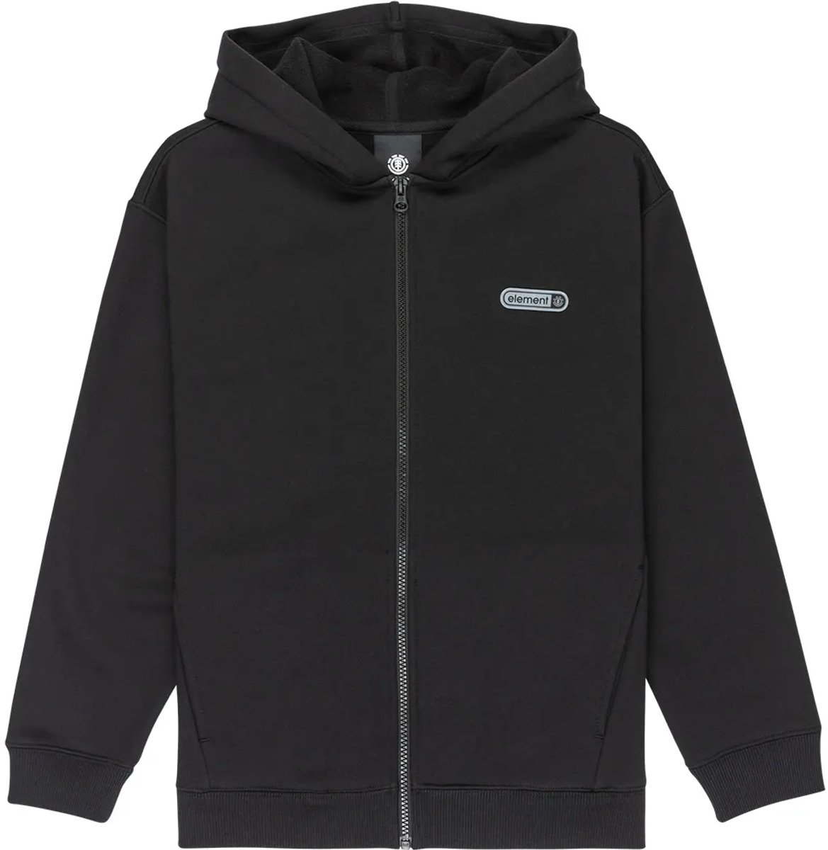 Element Capsule Rain Sweatshirt Met Rits 16 Years Jongen Zwart