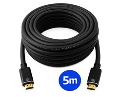 Nexara - HDMI 2.1 Kabel - 8K 60hz / 4K 120hz HQ - 5 Meter - 48Gbps - Kabel - Zwart - Extra Lang