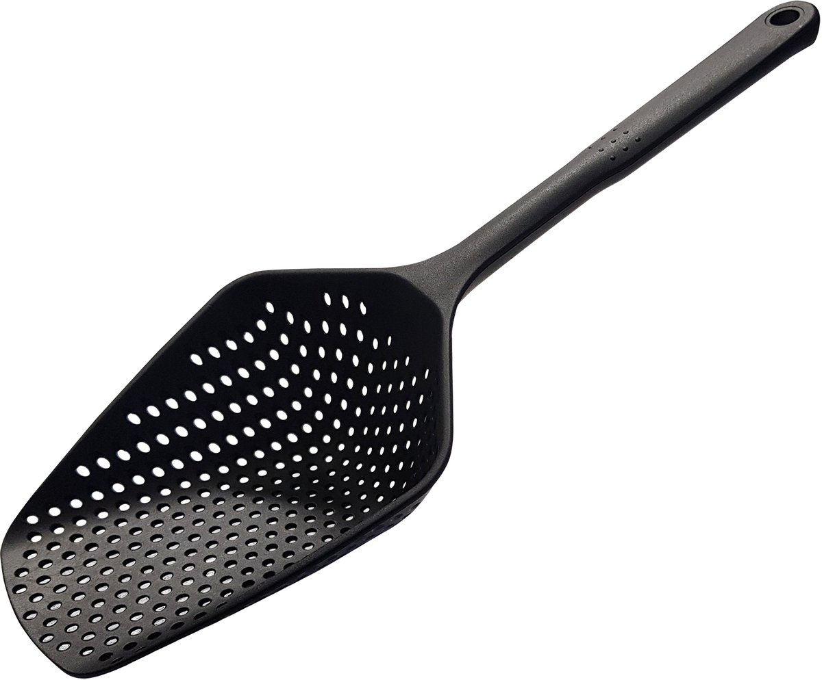 Westmark frites/zeef schop, ideaal voor gecoat kookgerei, plastic, zwart, zwart, 28522270