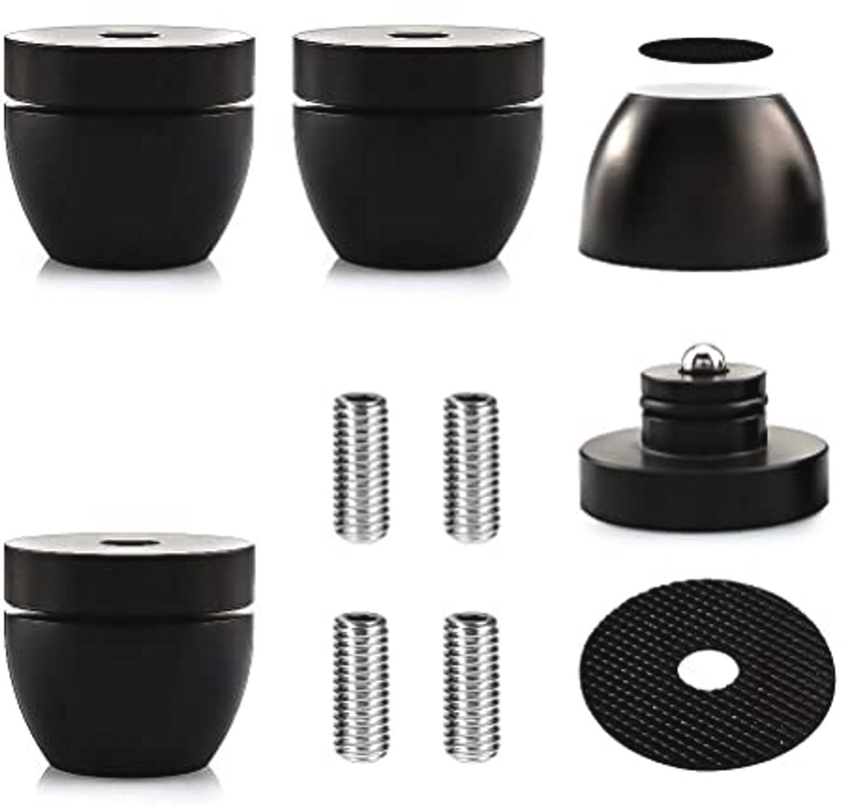 Luidsprekervoeten Aluminium Set van 4 voor HiFi Geluid