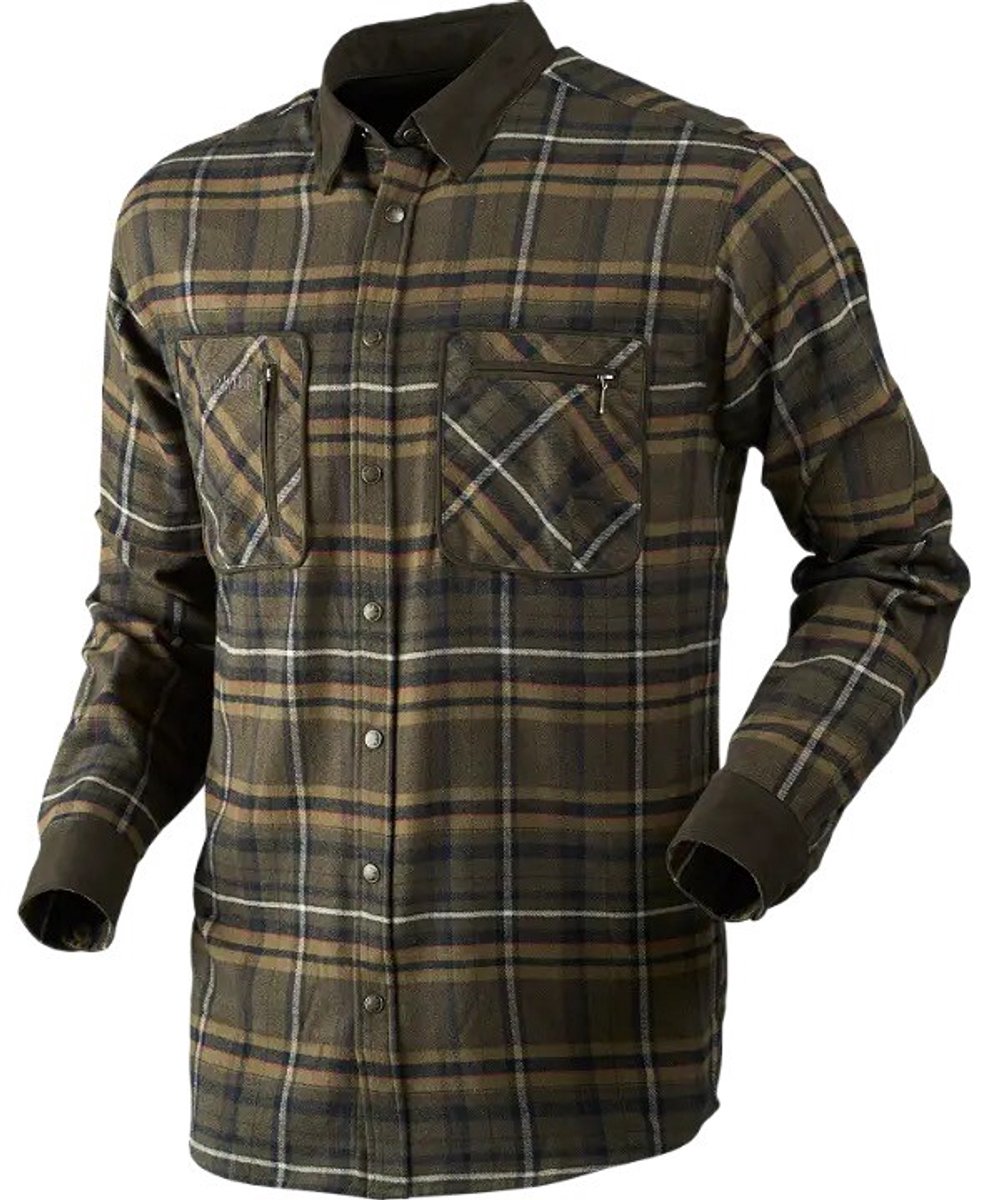 Härkila willow outdoorhemd jacht hemd flanelle hemd houthakkershemd 2XL Groen
