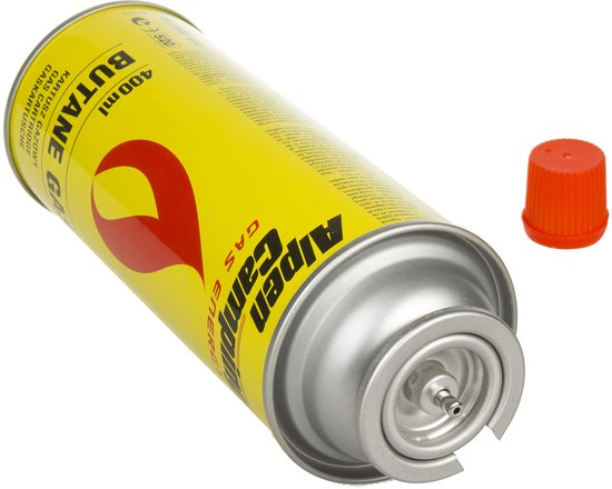 Alpen Camping - 3 stuks Gaspatroon 400 ml - Certificaat: Pi 0875 - EN417 compliant, isobutaan, werkbereik -10 ° C tot + 40 ° C, IK004 van Merkloos — afbeelding 2