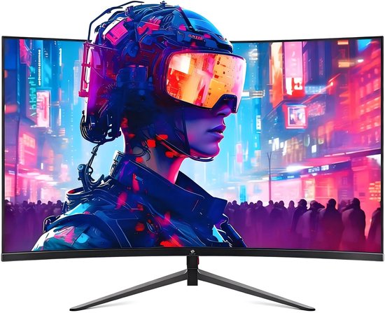 Z-EDGE UG27P 27 Inch Gebogen Game Monitor - 1500R Gebogen Scherm - FHD 1920x1080 Resolutie - 280Hz - MPRT 1ms - HDMI 2.0 & DisplayPort 1.2 - Zwart