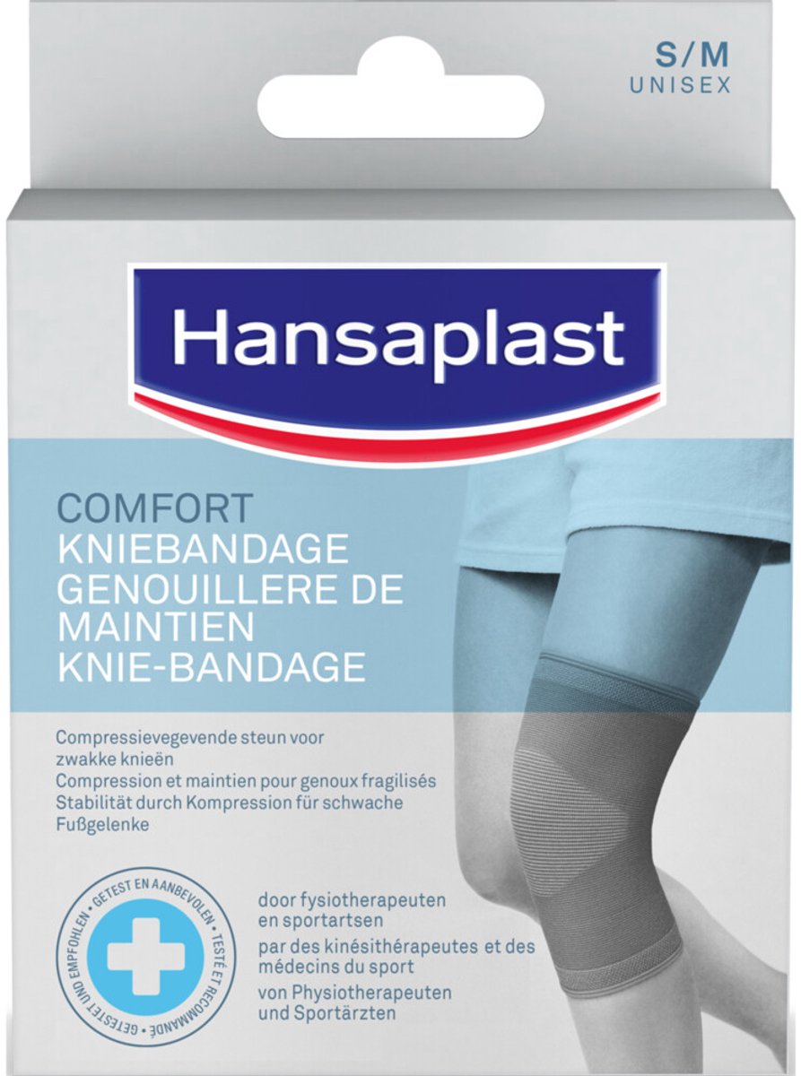 Hansaplast Sport Kniebandage Medium - 3 x - Voordeelverpakking