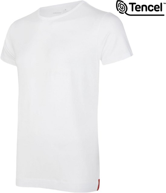 Undiemeister® T-shirt Slim Fit Wit Col Rond Chalk White
