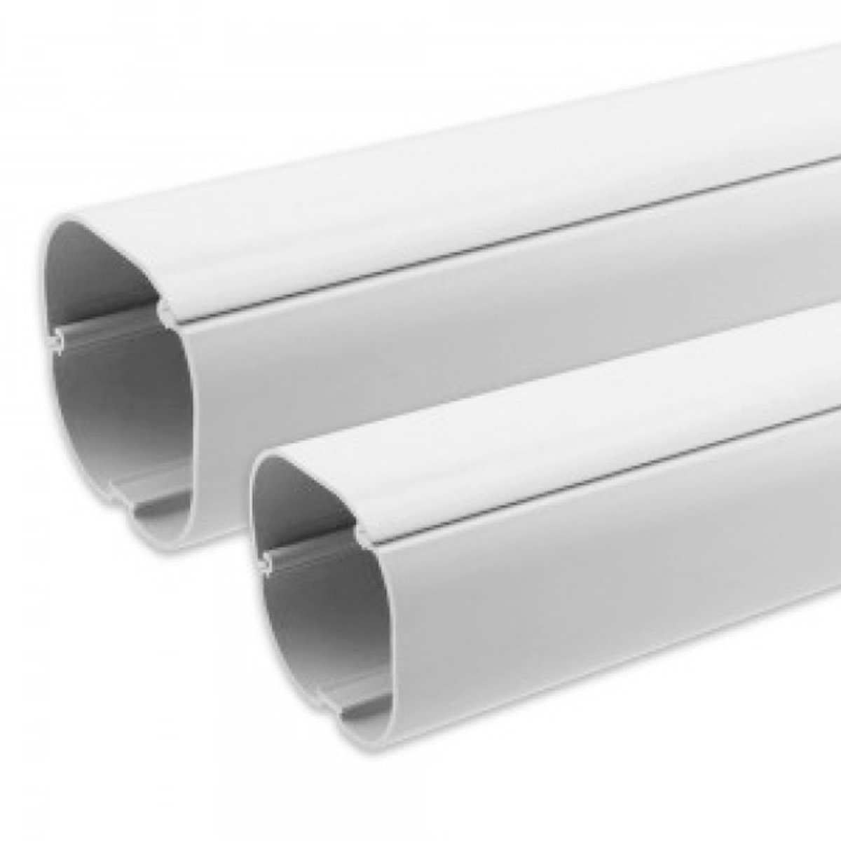 Leidinggoot PVC Wit Inoac CD-75W 75x64 mm 2 meter