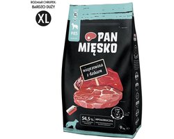 Pan Mięsko – Droog hondenvoer – Varken & Wild zwijn – Grote brokken XL – 9 kg – Natuurlijk & Hypoallergeen