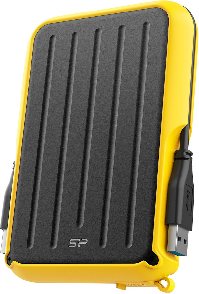 Silicon Power - Armor A66 - Portable USB 3.2 - Externe Harde Schijf - 5TB - Geel