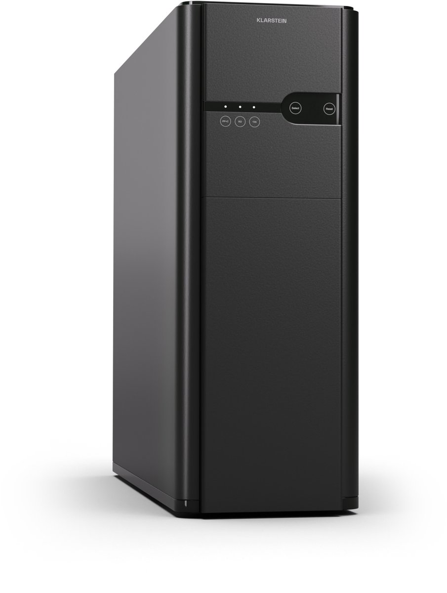 Klarstein Osmose Waterfiltersysteem - 400 Gpd - 1500 Liter - Waterfiltersysteem Voor Drinkwater - 5 Standen Filtratie - 3 Filters - Bereikt 99 -99 % Zuiverheid - Zwart