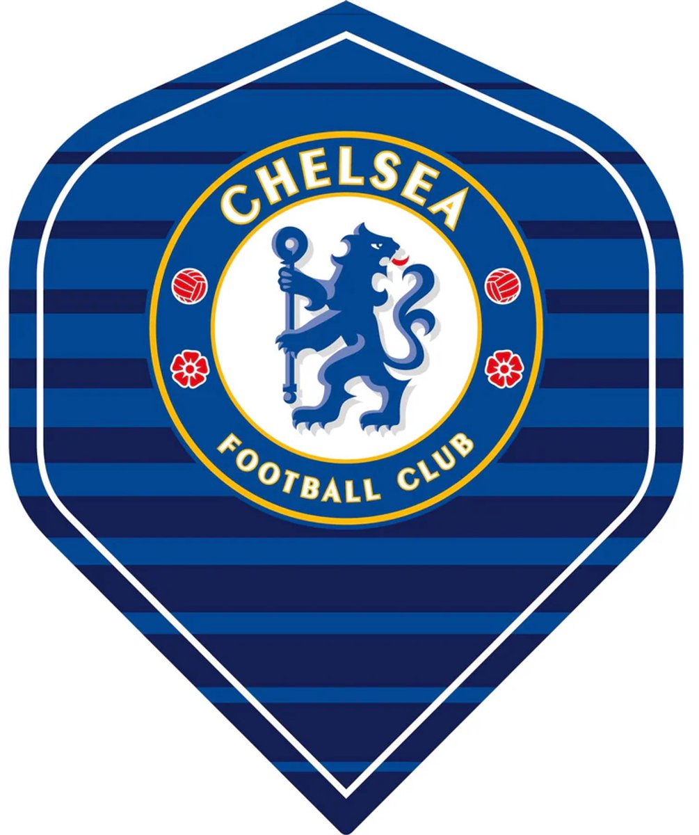 CHELSEA F2 VOETBAL FLIGHTS - 1 SET (3 FLIGHTS) - DART - FOOTBALL