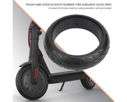 Solid Tire voor Elektrische Scooter - Voor- en Achterband - Explosiebestendige Vervangende Hubcap voor Xiaomi Ninebot ES1 ES2 ES3 ES4 Elektrische Scooter