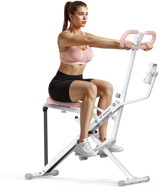 COSTWAY Buiktrainer, buikspiertrainer, inklapbaar