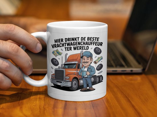 Mug pour le meilleur chauffeur routier du monde, mug humoristique pour routiers, idée cadeau pour chauffeurs routiers, mug pour conducteurs