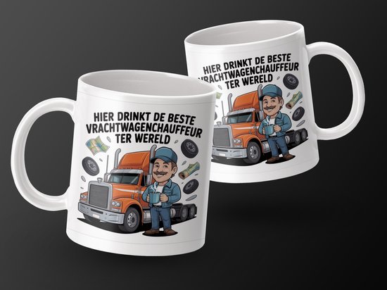 Mug pour le meilleur chauffeur routier du monde, mug humoristique pour routiers, idée cadeau pour chauffeurs routiers, mug pour conducteurs