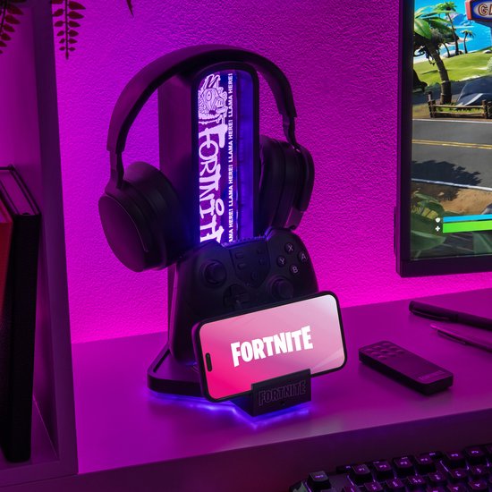 Paladone Products Fortnite Desk Headphone Stand met Light 30 cm Lamps / Lights