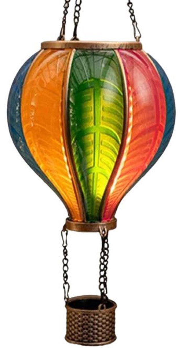 Annas collection - Verlichte luchtballon multi dia. 14x45 cm