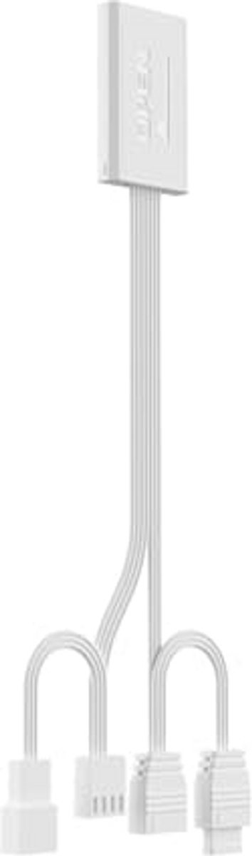 Interstellar Uni Fan Aansluitkabel 5V 3 pin en 4 pin PWM - Wit