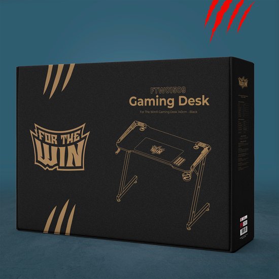 Stijlvol Gaming Bureau met LED-verlichting Stijlvol Gaming Bureau met LED-verlichting
