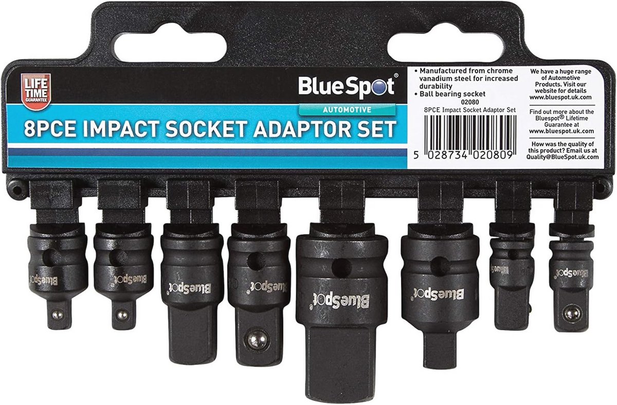 Impact Socket Adapter Set - 3-delig